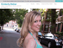 Tablet Screenshot of kimberlymoller.com